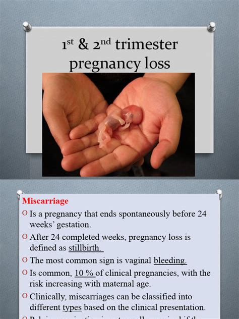 how likely is miscarriage in second trimester