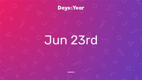 how long ago was june 23rd 2023