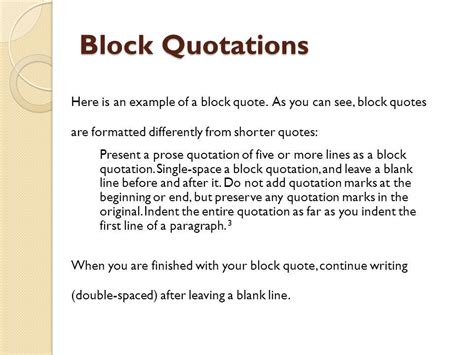 How Long Can A Block Quote Be