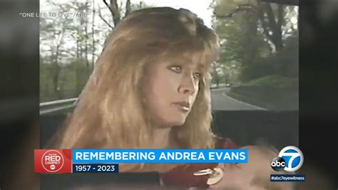 how long did andrea evans have cancer