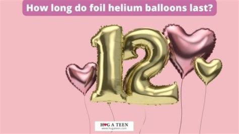 How Long Do Air Filled Helium Balloons Last