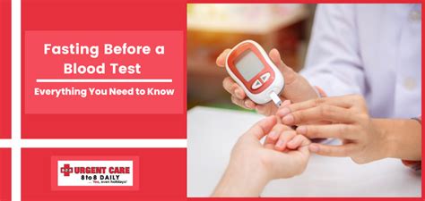 how long does a dog have to fast before a blood test