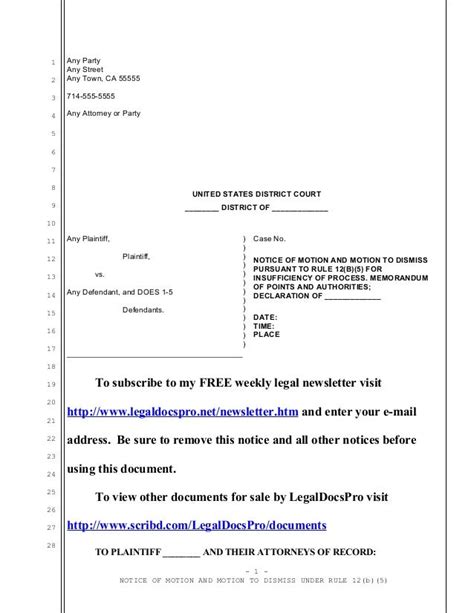 how long does a judge have to respond to a motion to dismiss