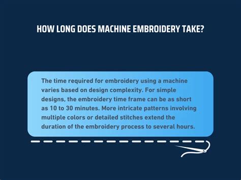 How Long Does An Embroidery Machine Take