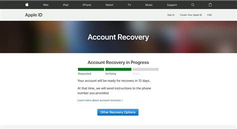 how long does apple recovery process take