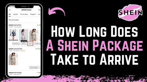 how long does it take for things from shein to come