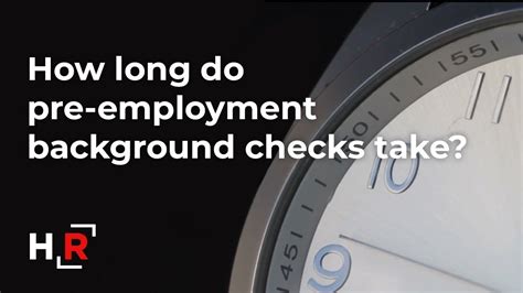 how long does it take to get a background check