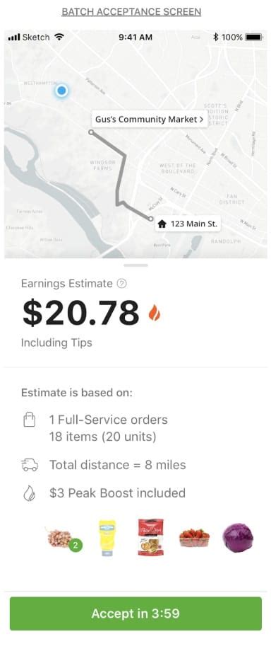 how long does it take to get a batch on instacart