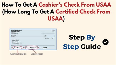 how long does it take to get a cashier's check
