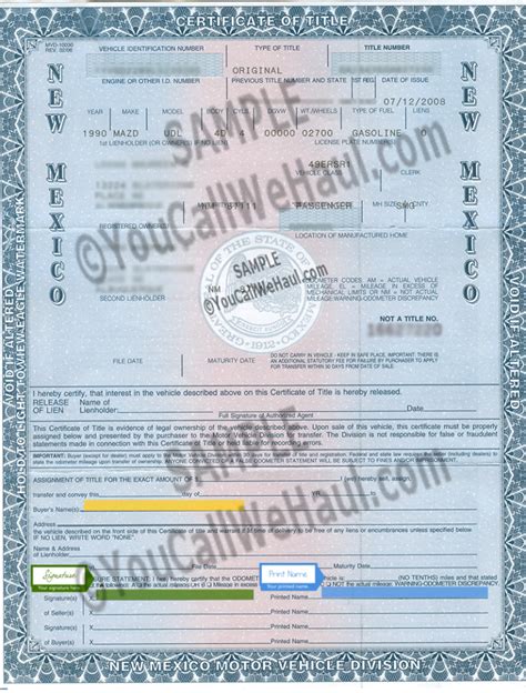 How Long Does It Take To Get A Duplicate Title In New Mexico