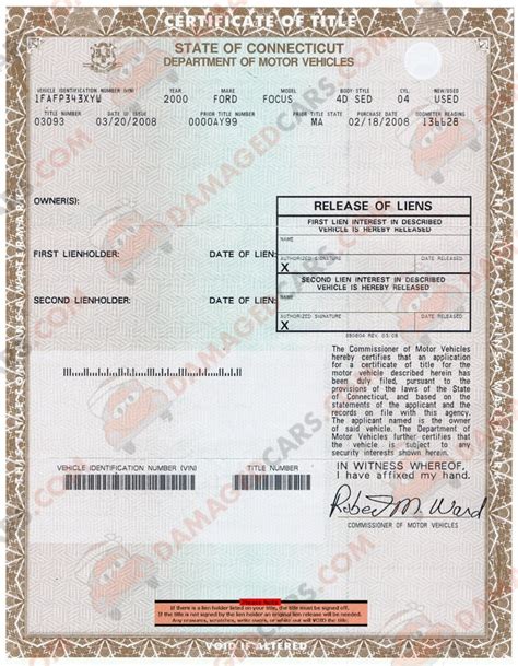 How Long Does It Take To Get A Replacement Title In Connecticut