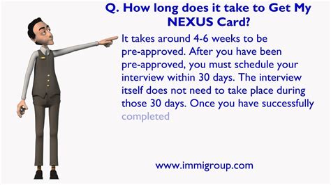 how long does it take to get nexus after interview