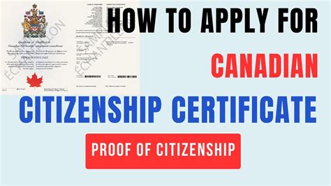 how long does it take to get proof of citizenship canada
