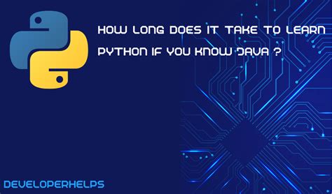 how long does it take to learn python if you know java