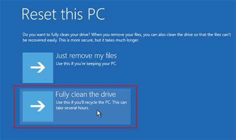 how long does it take to reset windows 10 remove everything