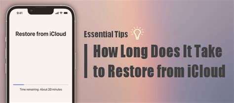 how long does it take to restore from icloud iphone 16