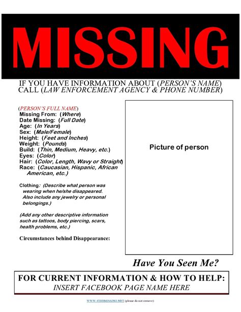 how long does someone have to be missing to be declared missing