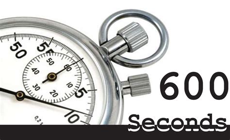 How Long Is 600 Seconds