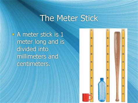 How Long Is A Meter Stick In Centimeters