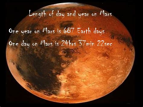 how long is a year on mars in earth days