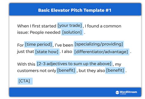 how long is an elevator pitch in words