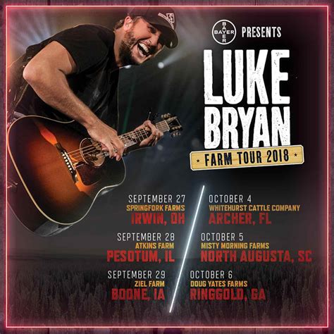 how long is the luke bryan farm tour concert