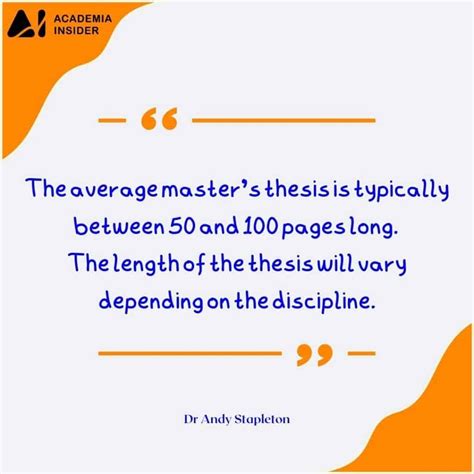 how long should a master's thesis introduction be