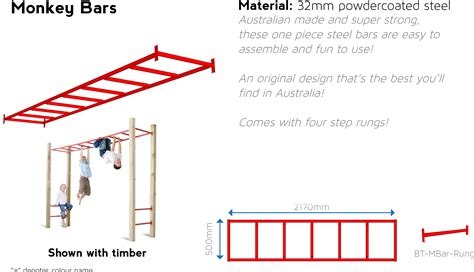 How Long Should Monkey Bars Be