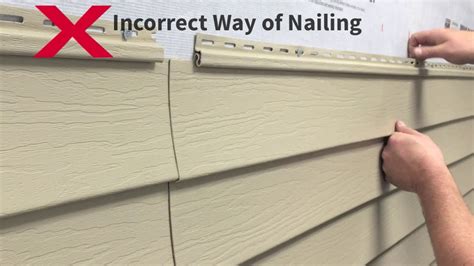 how long should nails be for vinyl siding