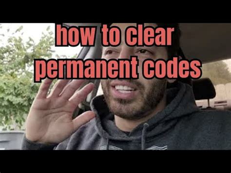 how long to clear a permanent code