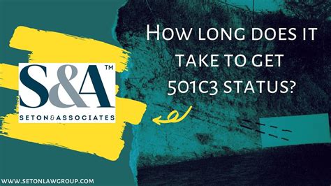 how long to get 501c3 status