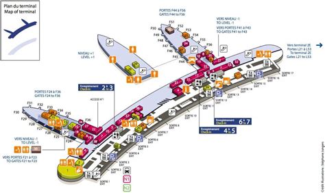 how long to get from terminal 2e to 2f at cdg