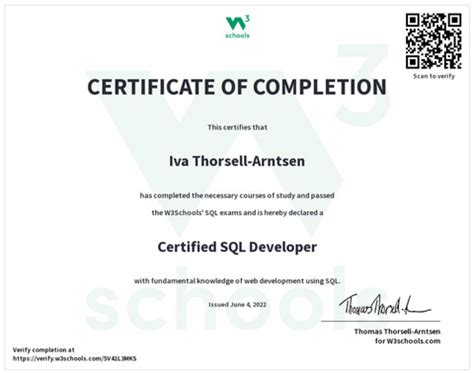 how long to get sql certification