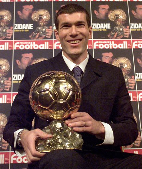 how many ballon d'ors does zidane have