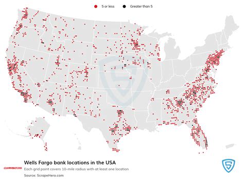 how many branches does wells fargo have in us