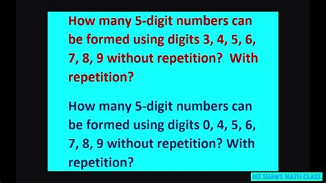 how many combinations in a 5 number code