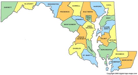 How Many Counties Does Md Have