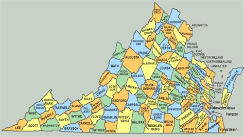 How Many Counties Does Va Have