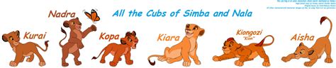how many cubs did simba and nala have