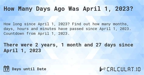 how many days till april 26th 2024