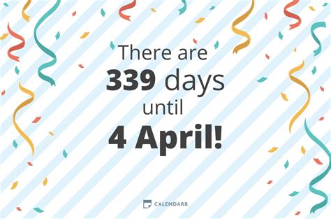 how many days till april 4th 2024