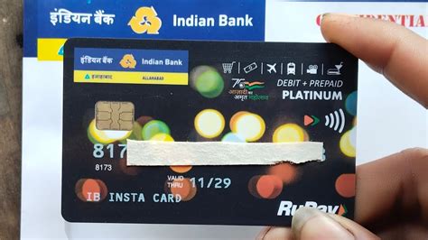 how many days to get atm card in indian bank