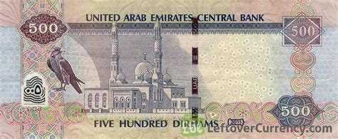how many dollars is 500 dirhams