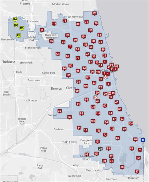 how many fire stations are there in chicago