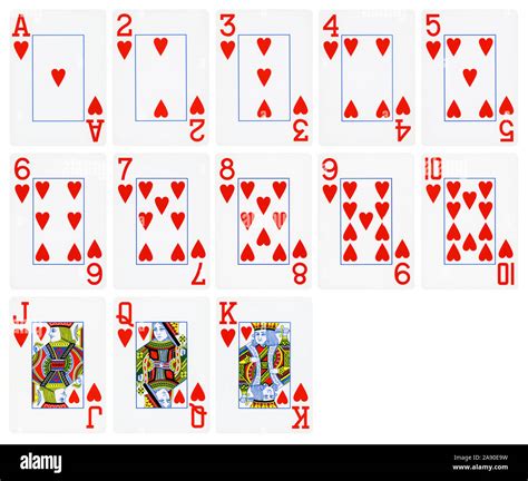 how many hearts is in a deck of cards