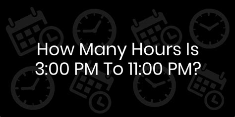 How Many Hours Until 3pm TIMERWQ