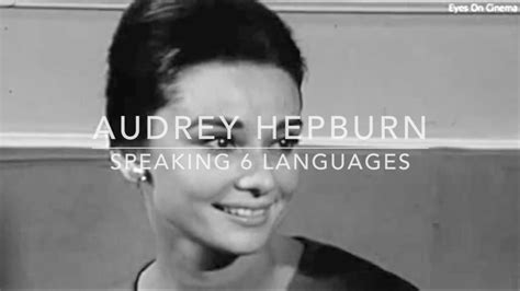 how many languages did audrey hepburn speak