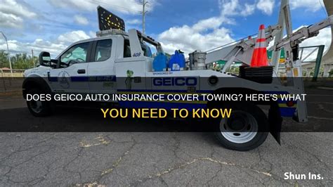 how many miles does geico cover for towing