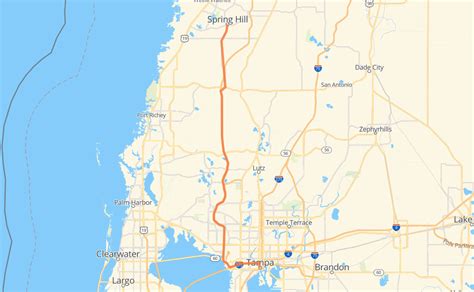 how many miles from nashville tennessee to tampa florida