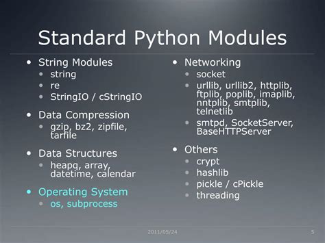 how many modules in python